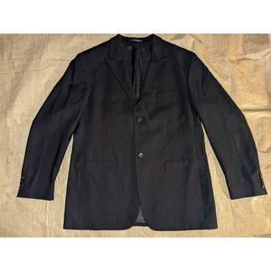 Hugo Boss Men's Single Breasted Black Blazer Virgin Wool 46R Lancaster/Smart